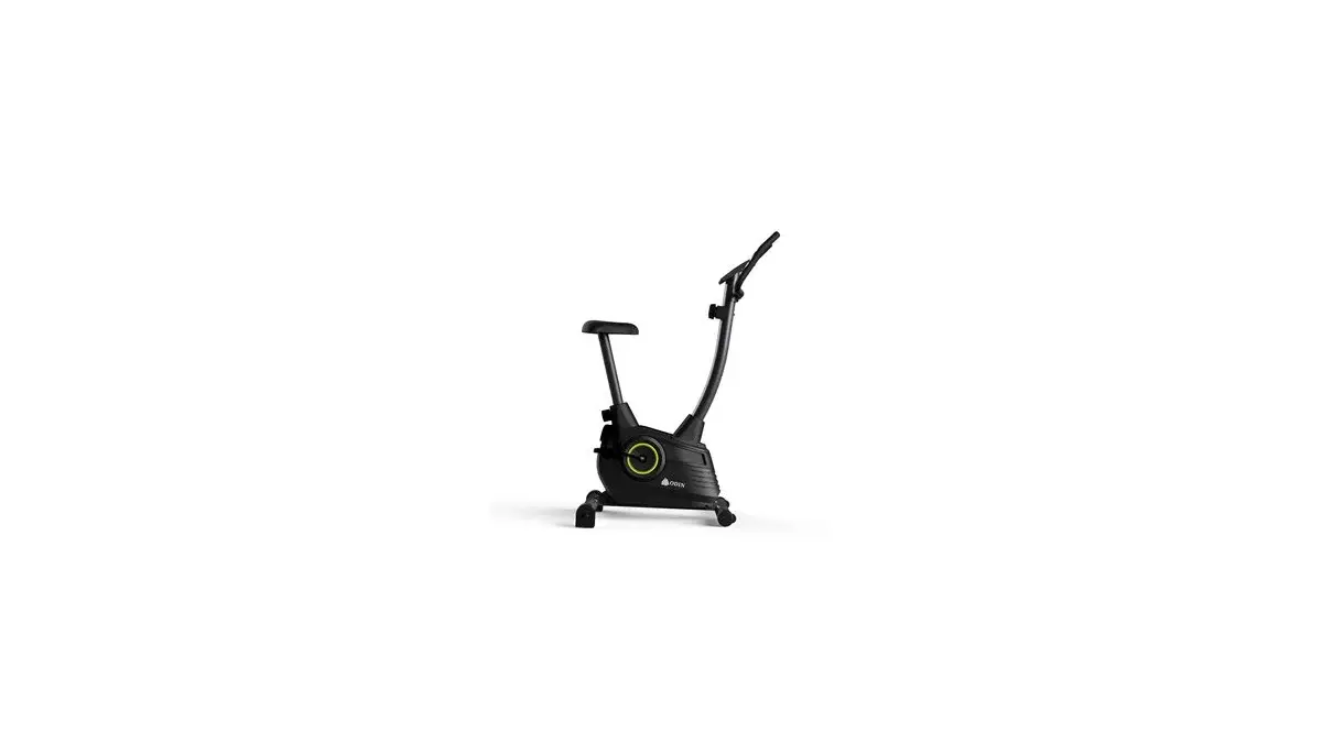 ODIN B300 motionscykel sedd från sidan med sadel och högt styre
